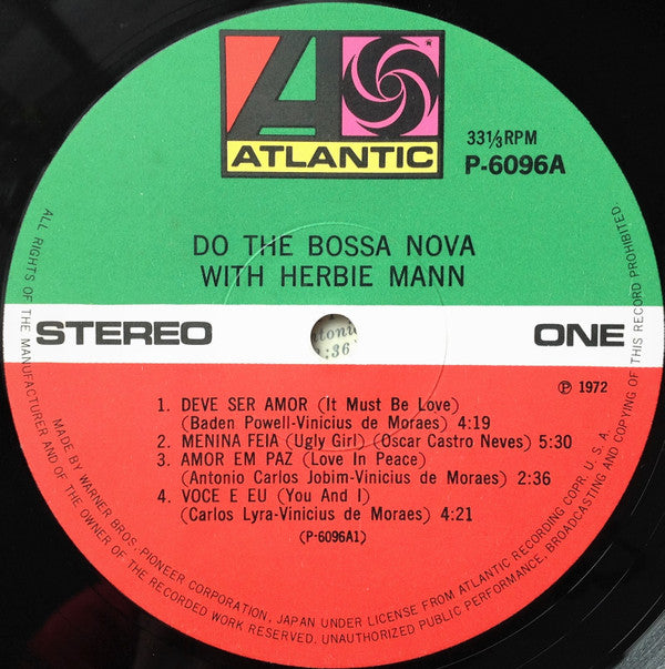 Herbie Mann - Do The Bossa Nova = ボサ・ノバ(LP, Album, RE, ¥1,)