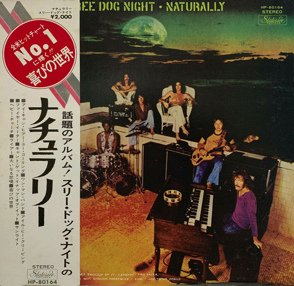 Three Dog Night - Naturally (LP, Album)