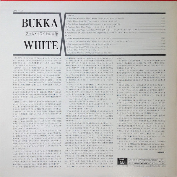 Bukka White = ブッカ・ホワイト* - Bukka White = ブッカ・ホワイトの肖像 (LP, RE)