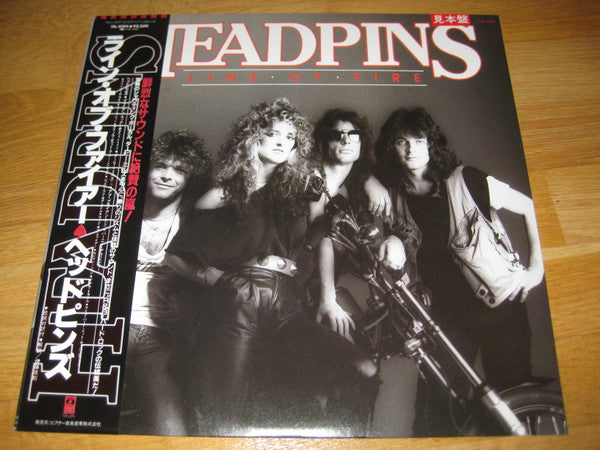 Headpins - Line Of Fire (LP, Album, Promo)
