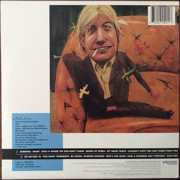 Nick Lowe - Nick The Knife (LP, Album, RE, RM + 7"", Single)