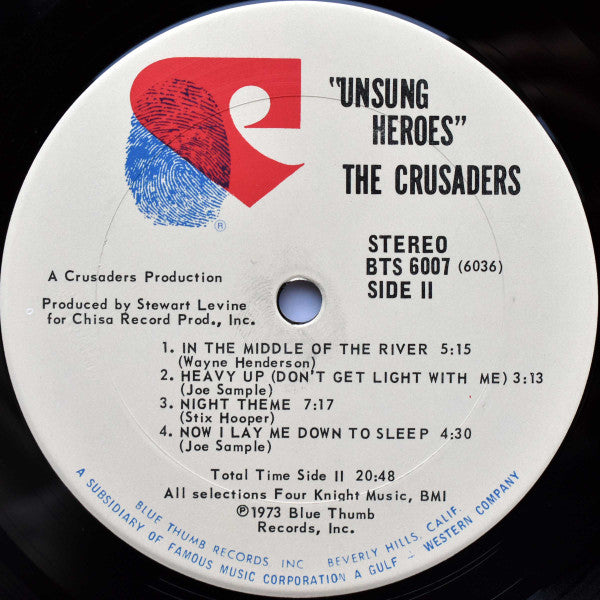 The Crusaders - Unsung Heroes (LP, Album, San)