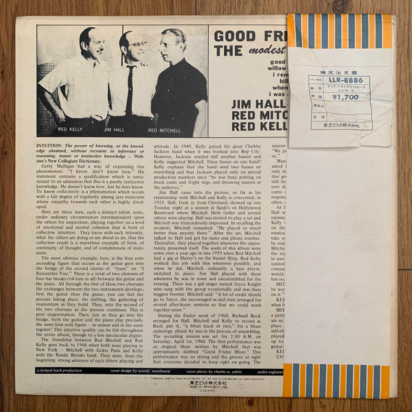 Jim Hall - Good Friday Blues: The Modest Jazz Trio(LP, Album, Promo...