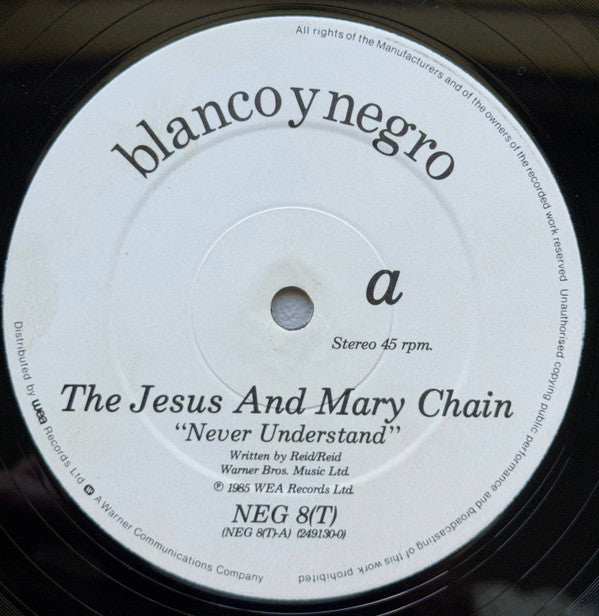 The Jesus And Mary Chain - Never Understand (12"", Dam)