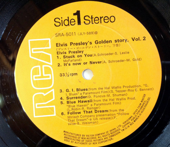 Elvis Presley - Elvis' Golden Story - Volume 2 (LP, Comp, Gat)