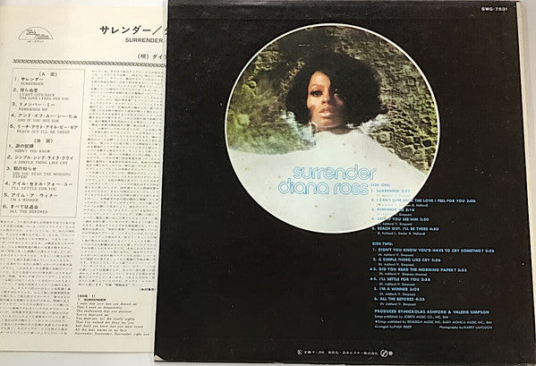 Diana Ross - Surrender (LP, Album)