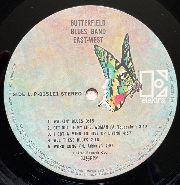 The Butterfield Blues Band* - East-West (LP, Album)