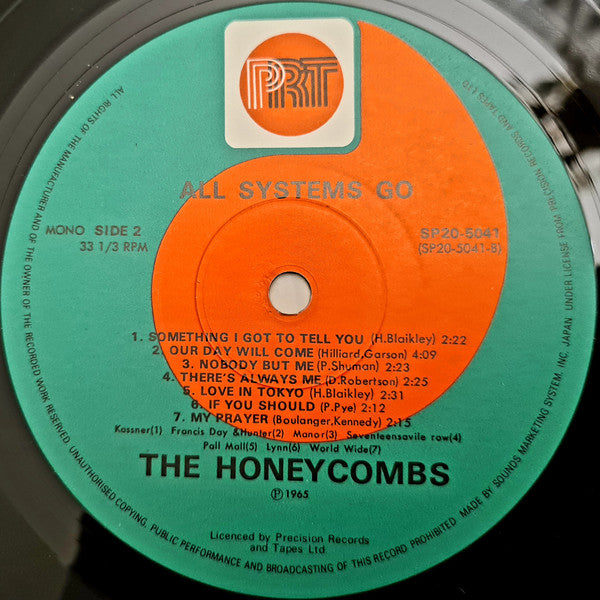 The Honeycombs - All Systems Go! (LP, Album, Mono)