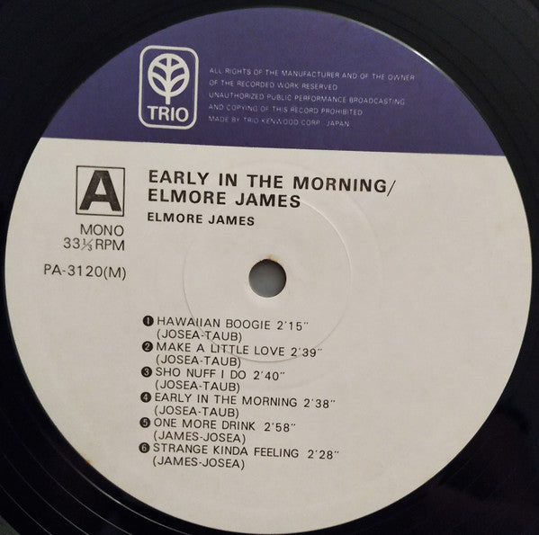 Elmore James - Early In The Morning (LP, Comp, Mono)