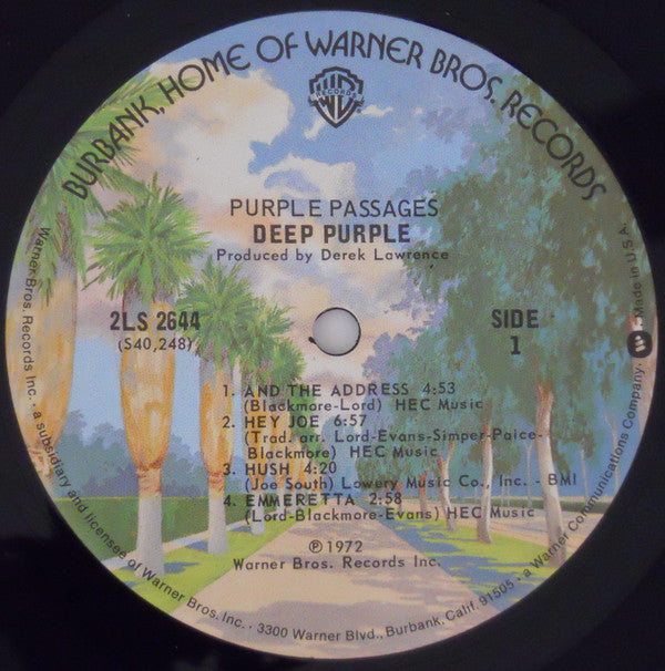 Deep Purple - Purple Passages (2xLP, Comp, RE)