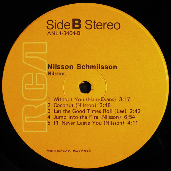 Harry Nilsson - Nilsson Schmilsson (LP, Album, RE, Ind)