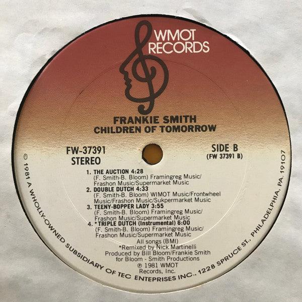 Frankie Smith - Children Of Tomorrow (LP, Album, San)