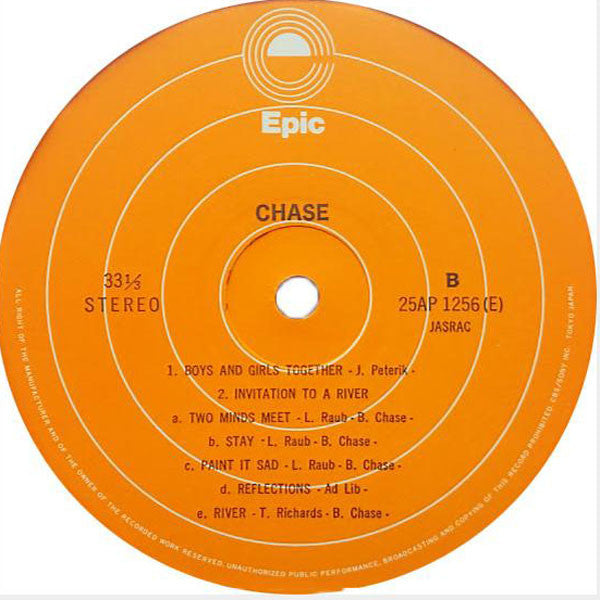 Chase (5) - Chase (LP, Album, RE)