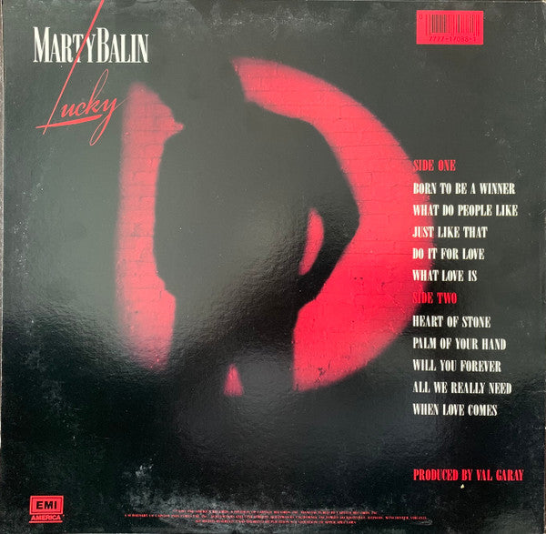 Marty Balin - Lucky (LP, Album, Jac)