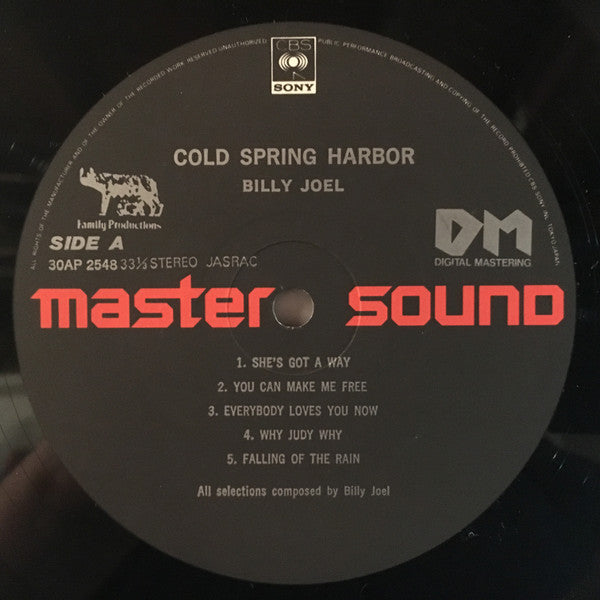 Billy Joel - Cold Spring Harbor (LP, Album, RE, RM)