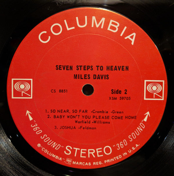 Miles Davis - Seven Steps To Heaven (LP, Album, RP)