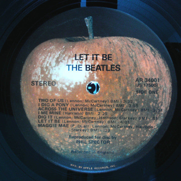 The Beatles - Let It Be (LP, Album, Scr)