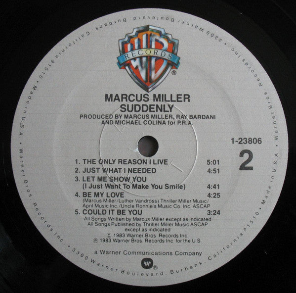 Marcus Miller - Suddenly (LP, Album, SLM)