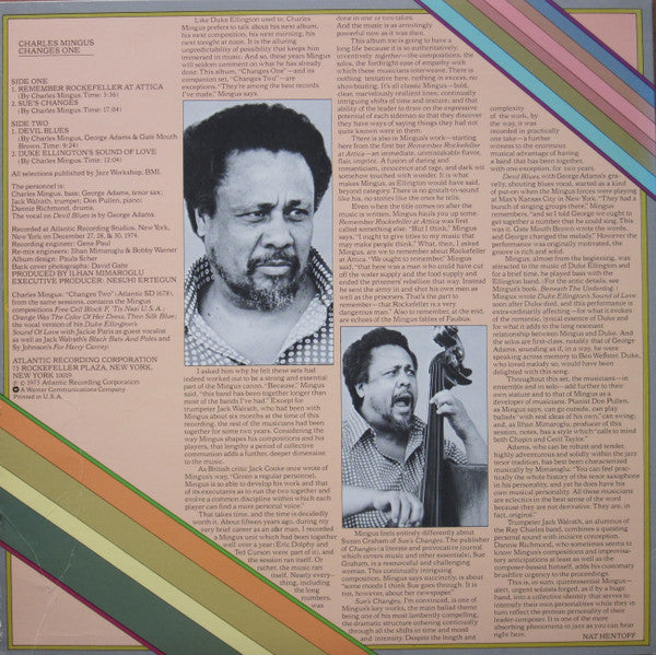 Charles Mingus - Changes One (LP, Album)