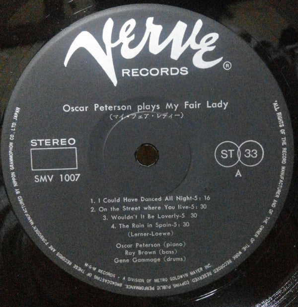 Oscar Peterson - Plays My Fair Lady (LP, Album)