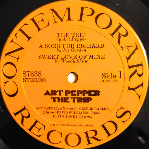 Art Pepper - The Trip (LP, Album)