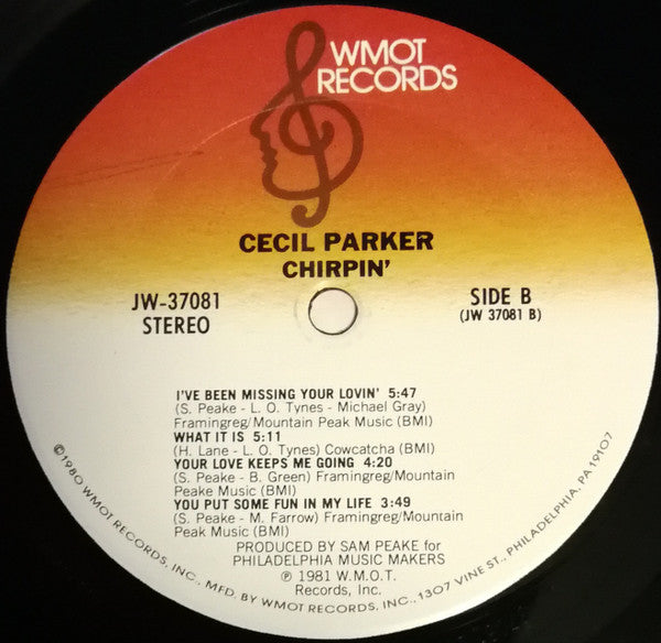 Cecil Parker - Chirpin' (LP, Album)