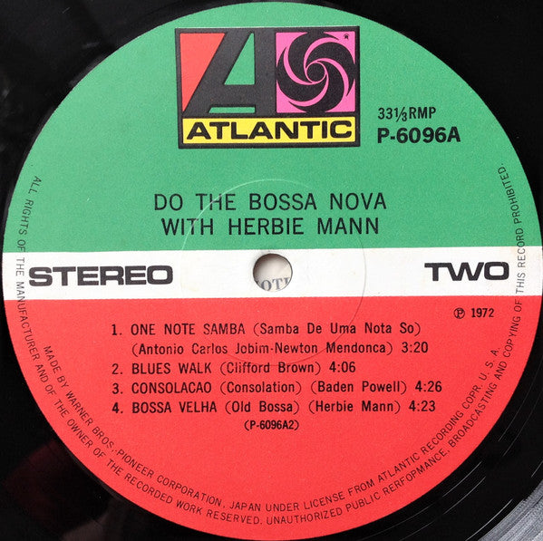 Herbie Mann - Do The Bossa Nova = ボサ・ノバ(LP, Album, RE, ¥1,)