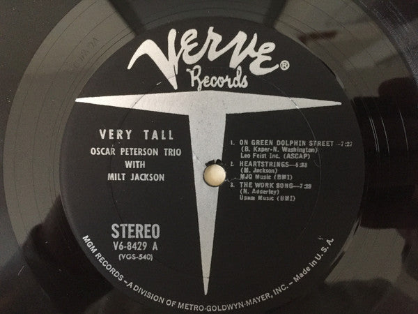 The Oscar Peterson Trio - Very Tall(LP, Album, RE, Gat)