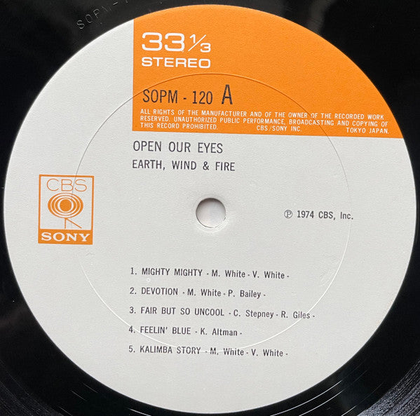 Earth, Wind & Fire - Open Our Eyes (LP, Album)