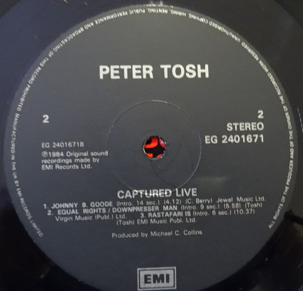 Peter Tosh - Captured Live (LP)