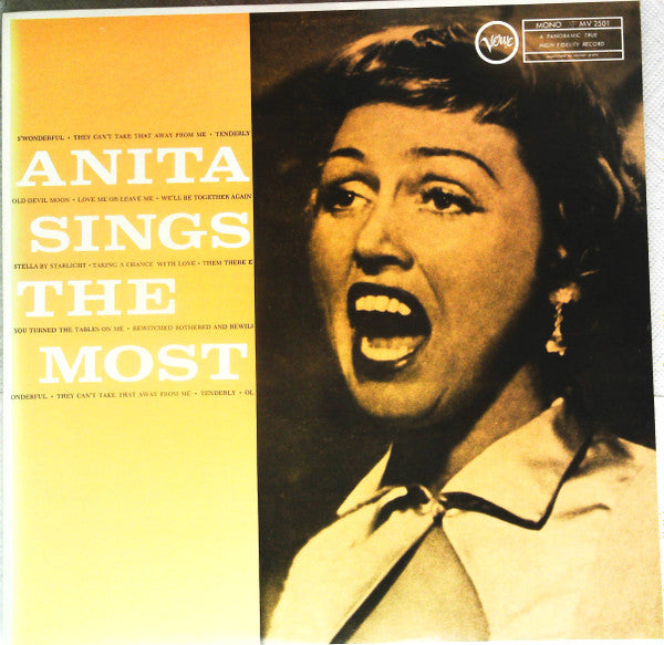 Anita O'Day - Anita Sings The Most (LP, Album, Mono, RE, ¥ 2)