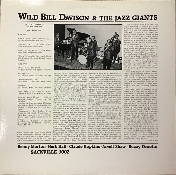 The Jazz Giants (6) - The Jazz Giants(LP, Album, RE)