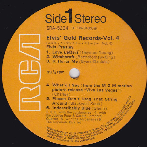 Elvis Presley - エルヴィス・プレスリー・ストーリー Vol. 4 = Elvis' Gold Records - Vo...