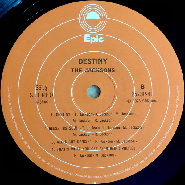 The Jacksons - Destiny (LP, Album)