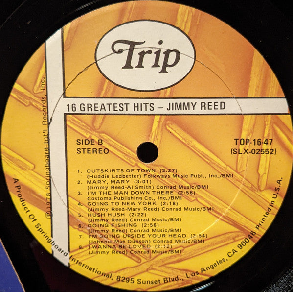 Jimmy Reed - 16 Greatest Hits (LP, Comp)