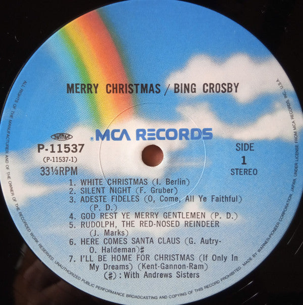 Bing Crosby - Merry Christmas (LP, Album, RE, 14-)