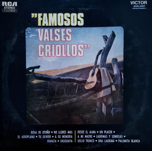 Various - Famosos Valses Criollos (LP, Comp)