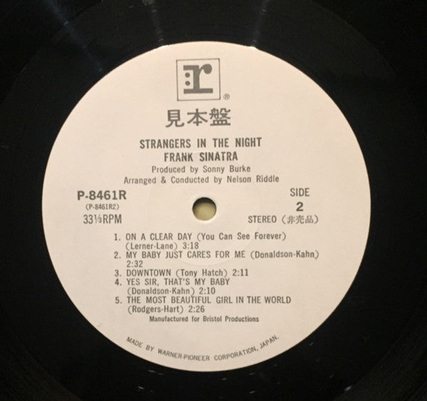 Frank Sinatra - Strangers In The Night (LP, Album, Promo)