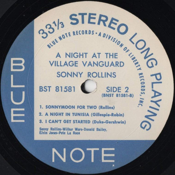 Sonny Rollins - A Night At The ""Village Vanguard"" (LP, Album)