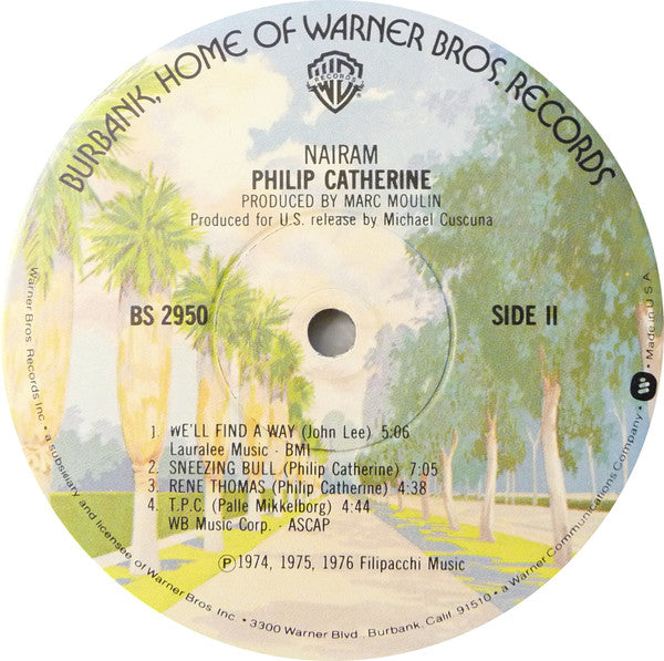 Philip Catherine - Nairam (LP, Comp, Win)
