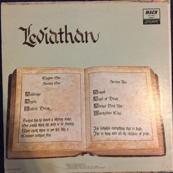 Leviathan (17) - Leviathan (LP, Album)