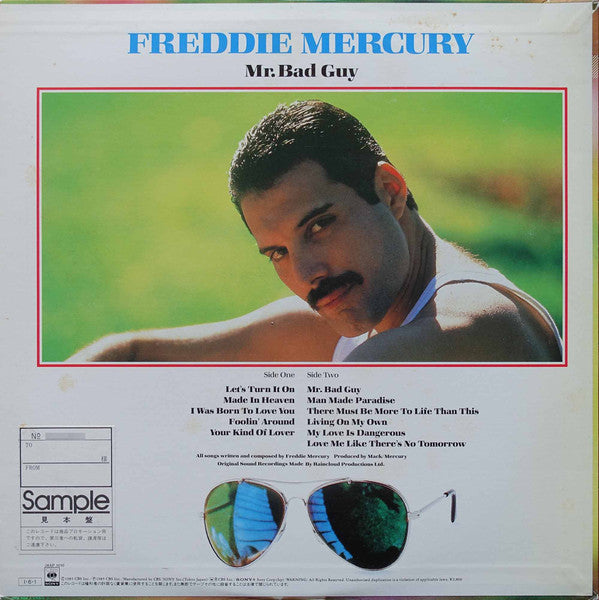 Freddie Mercury - Mr. Bad Guy (LP, Album, Promo)