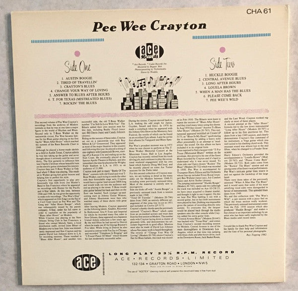 Pee Wee Crayton - Rocking Down On Central Avenue (Pee Wee Crayton V...