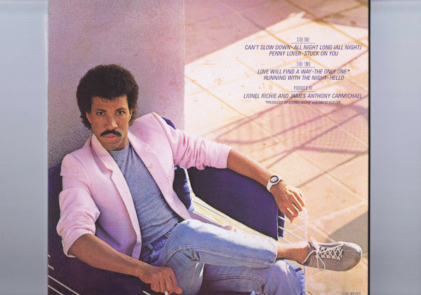 Lionel Richie - Can't Slow Down (LP, Album, Gat)