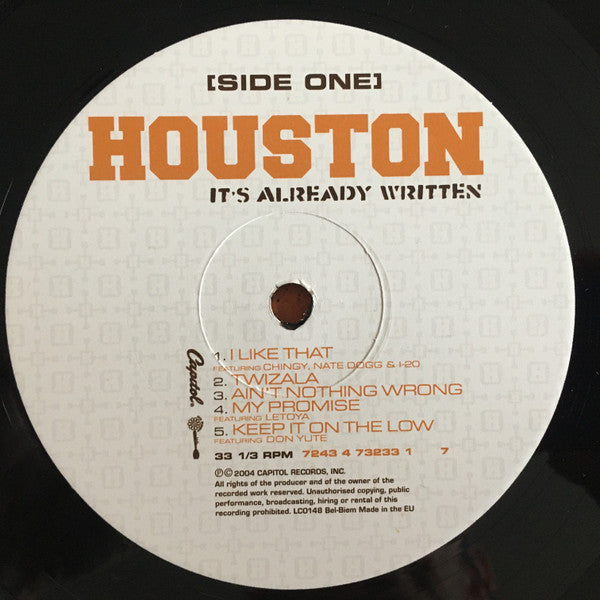 Houston (2) - It's Already Written (LP, Album)