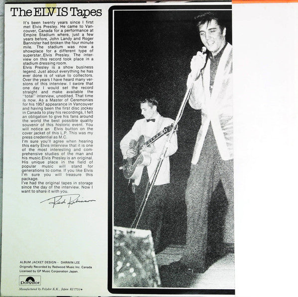 Elvis Presley - The ElvisTapes (LP, Mono, Promo)
