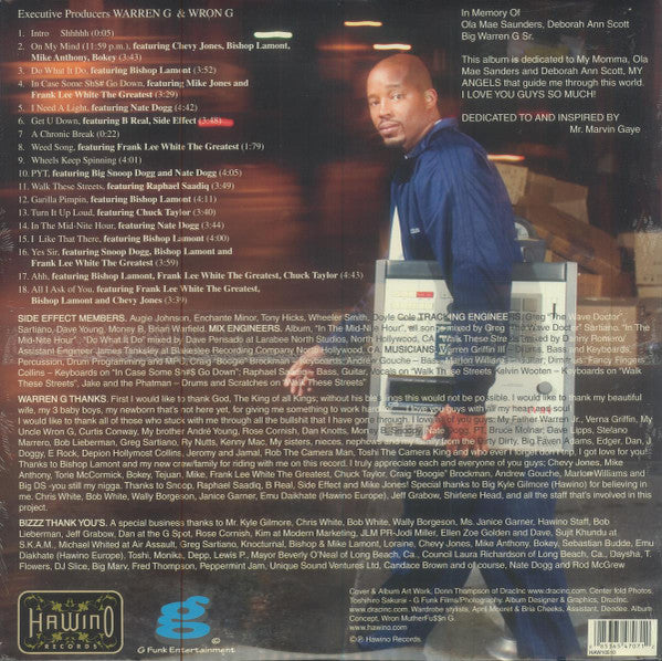 Warren G - In The Mid-Nite Hour (2xLP, Album, Gat)