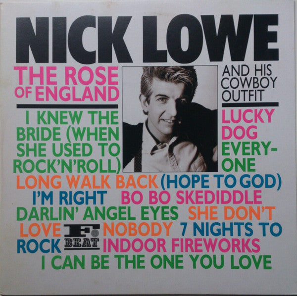 Nick Lowe And His Cowboy Outfit - The Rose Of England (LP, Album)
