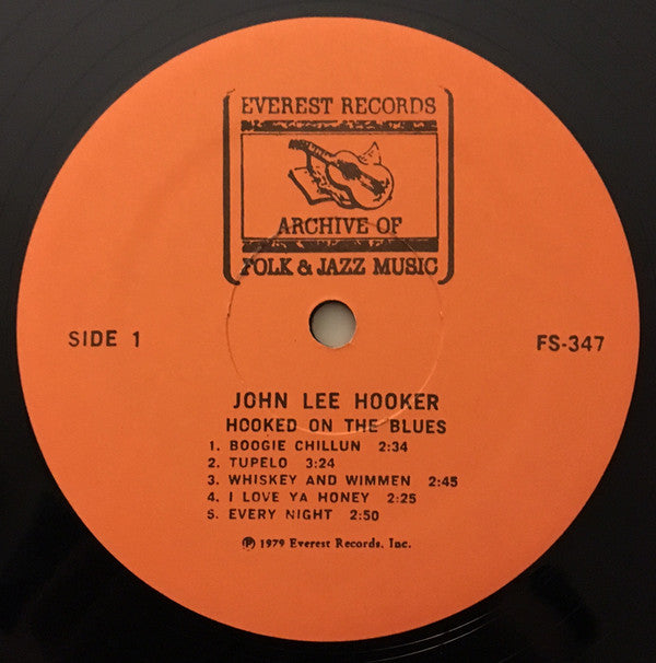 John Lee Hooker - Hooked On The Blues (LP, Album)