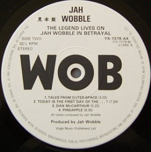 Jah Wobble - The Legend Lives On... Jah Wobble In Betrayal(LP, Albu...